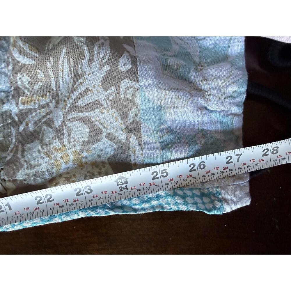 Blue Sky Size Small Patchwork Pattern Sleeveless … - image 10